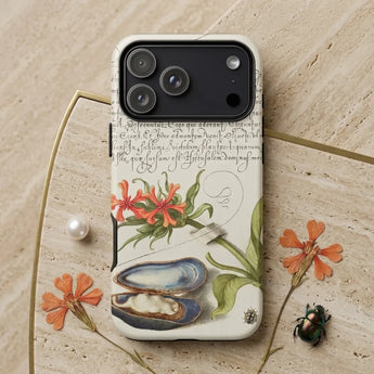 Maltese Cross Mussel and Ladybird, Model Book of Calligraphy Phone Case Mobile Cases