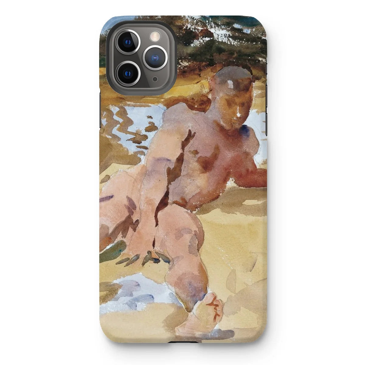 Man on Beach by John Singer Sargent Iphone Case 11 Pro Max / Matte Mobile Phone Cases