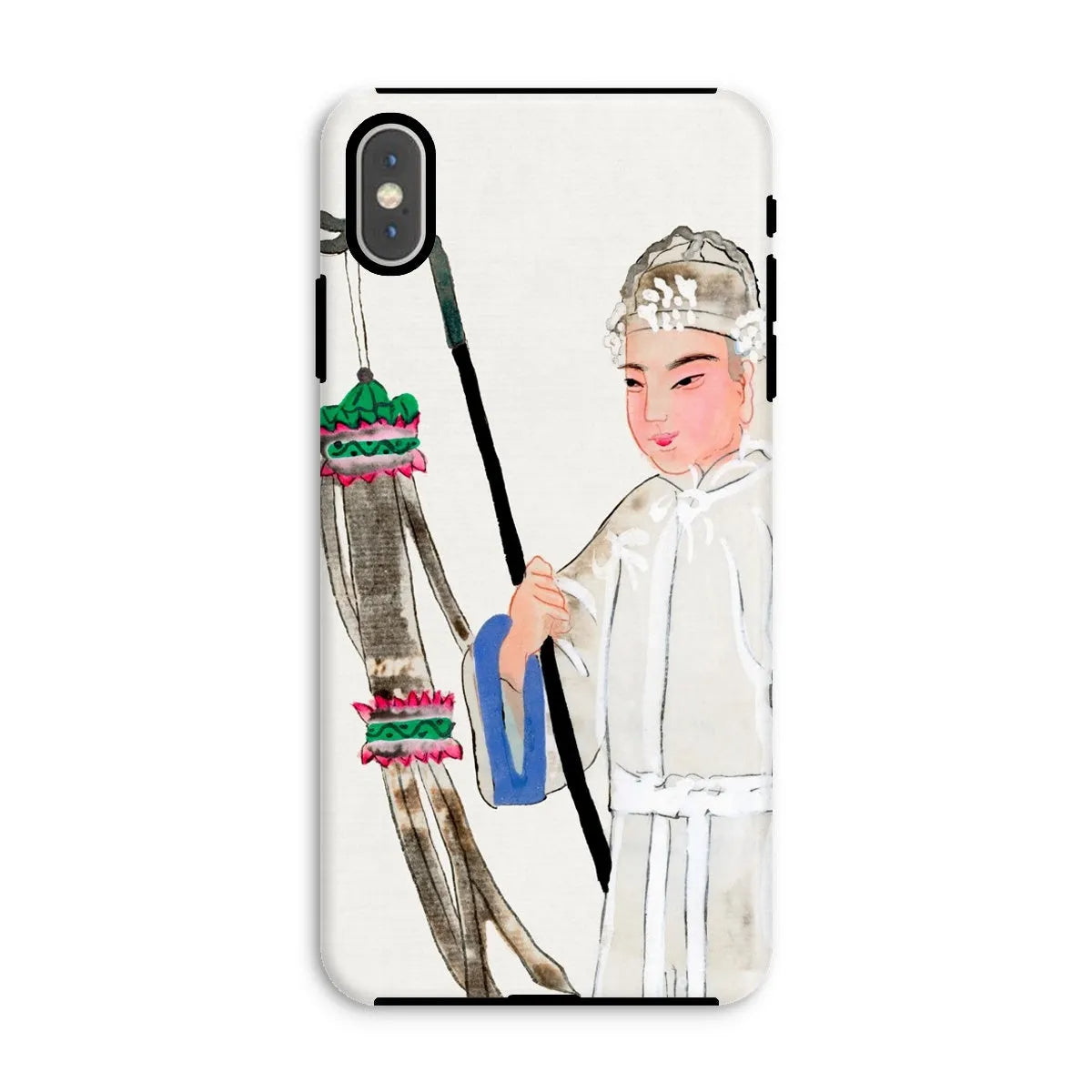 Man In Mourning - Chinese Historical Art Phone Case - Iphone Xs Max / Matte - Mobile Phone Cases - Aesthetic Art