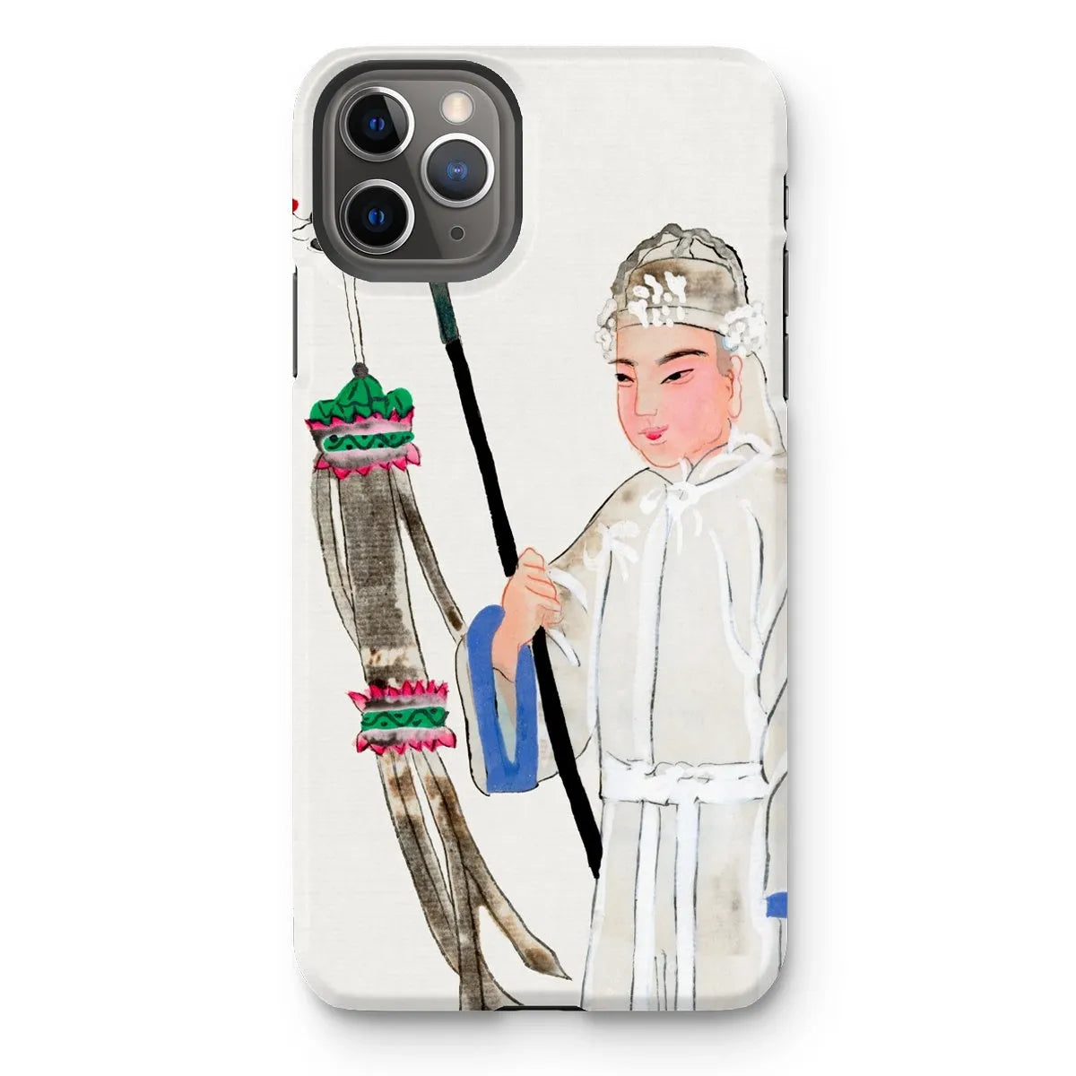 Man In Mourning - Chinese Historical Art Phone Case - Iphone 11 Pro Max / Matte - Mobile Phone Cases - Aesthetic Art