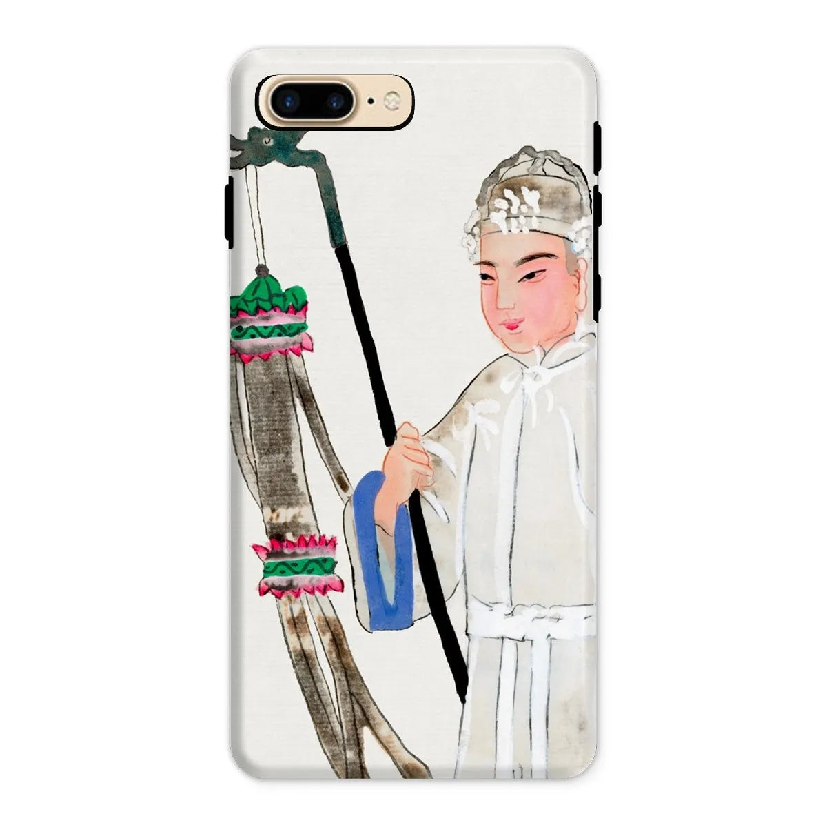 Man In Mourning - Chinese Historical Art Phone Case - Iphone 8 Plus / Matte - Mobile Phone Cases - Aesthetic Art