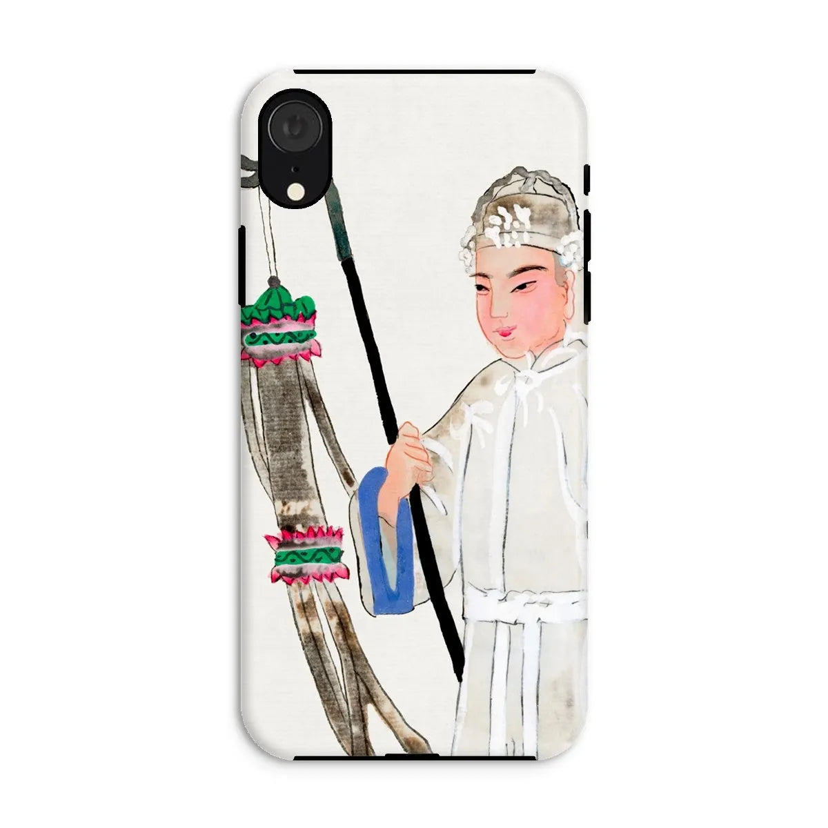 Man In Mourning - Chinese Historical Art Phone Case - Iphone Xr / Matte - Mobile Phone Cases - Aesthetic Art