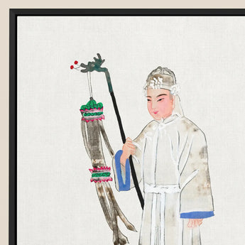 Man in Mourning - Mantsjoe-funeraire mode kunstprint / Canvas, posters, prints & visuele kunstwerken, Toby Leon