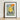 Yellow Cyclist Illustration Black Frame White Mat Man Riding Bicycle, Edward Penfield’s, Gay Nineties Mid-pedal, Chrome-yellow Overcoat