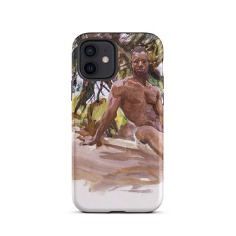Man and Trees - John Singer Sargent Iphone Case, 12 / Matte, Phone Case Nude Male Figure Painting