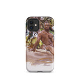 Man and Trees - John Singer Sargent Iphone Case, 12 Mini / Matte, Phone Case Nude Male Figure Art