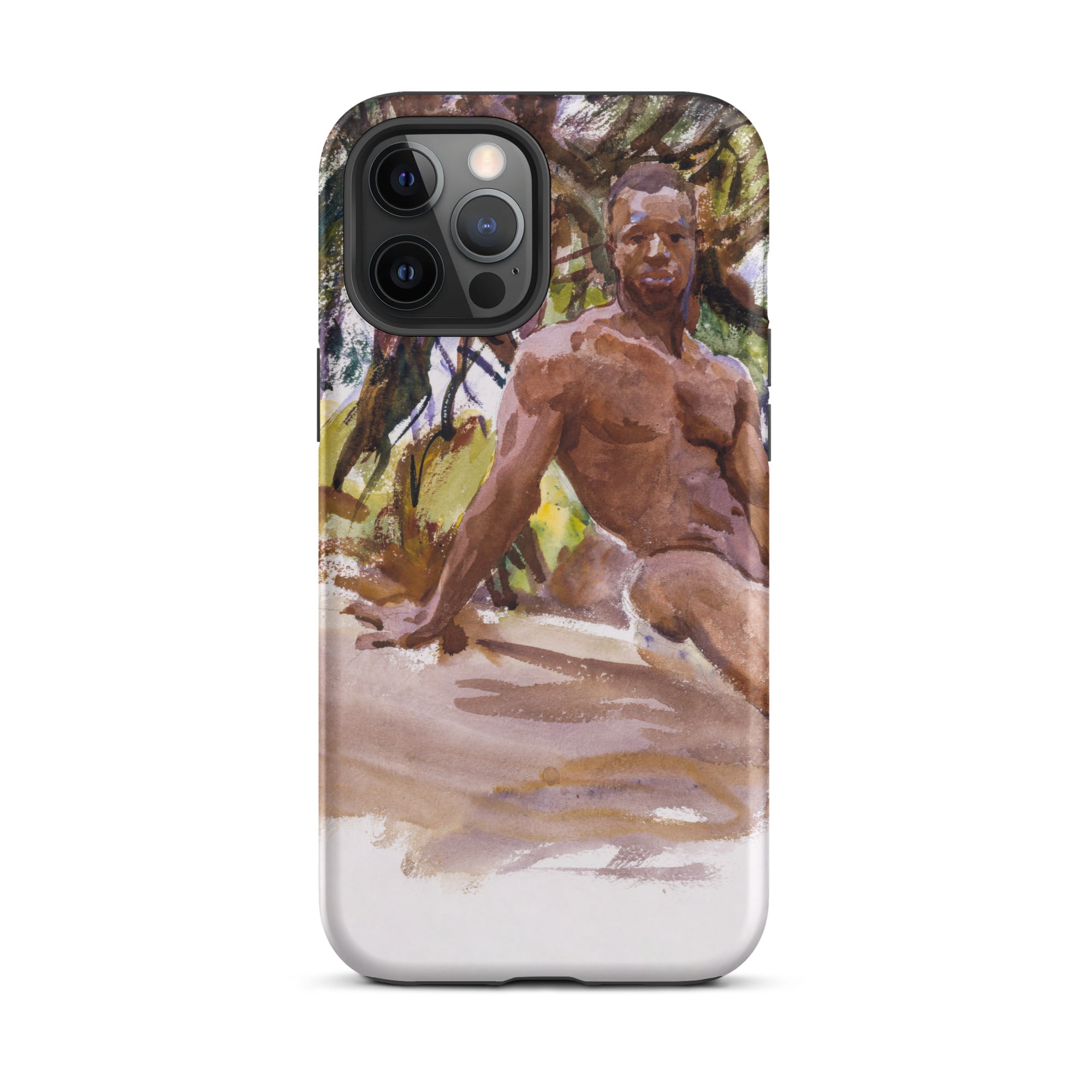 Man and Trees John Singer Sargent Iphone Case, 12 Pro Max / Matte, Phone Case Nude Man Painting