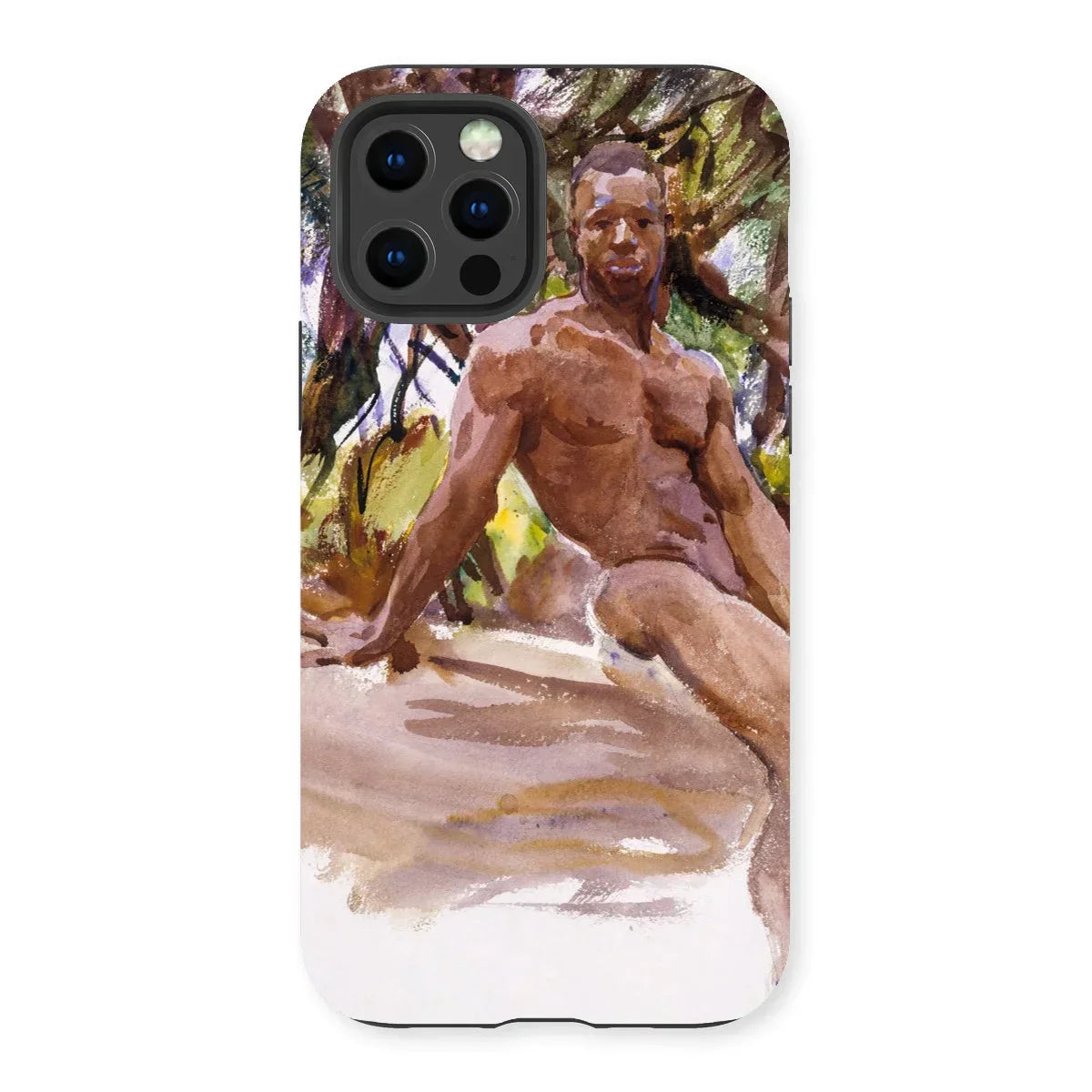 Man and Trees - John Singer Sargent Iphone Case, 13 Pro / Matte, Kite-920141710, Phone Case Artistic Painting Nude Male