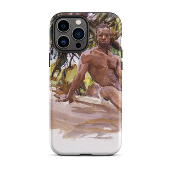 Man and Trees - John Singer Sargent Iphone Case, 13 Pro Max / Matte, Phone Case Nude Male Art