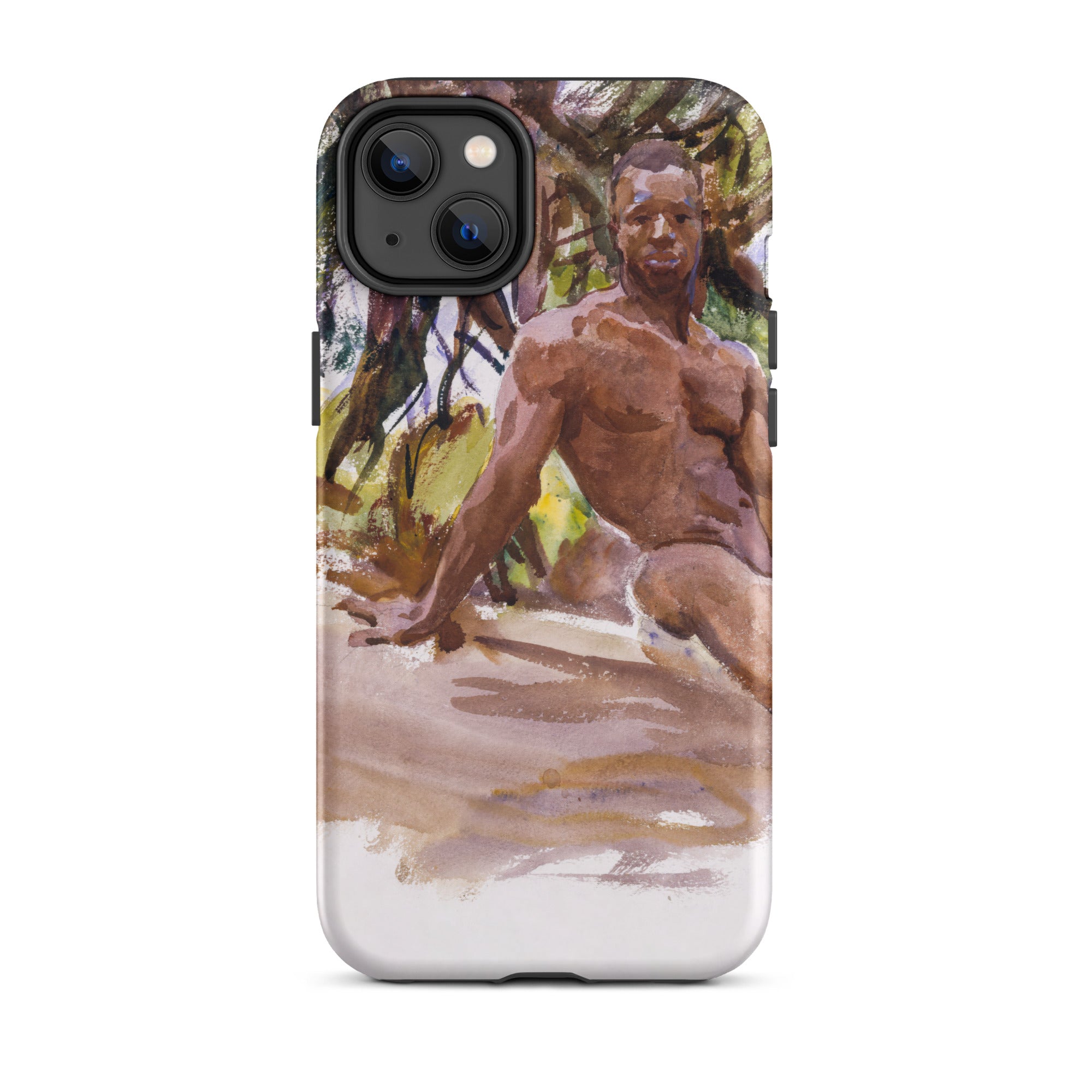 Man and Trees John Singer Sargent Iphone Case, 14 Plus / Matte, Phone Case Nude Male Art