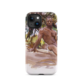 Man and Trees - John Singer Sargent Iphone Case, 15 / Matte, Phone Case Nude Male Painting