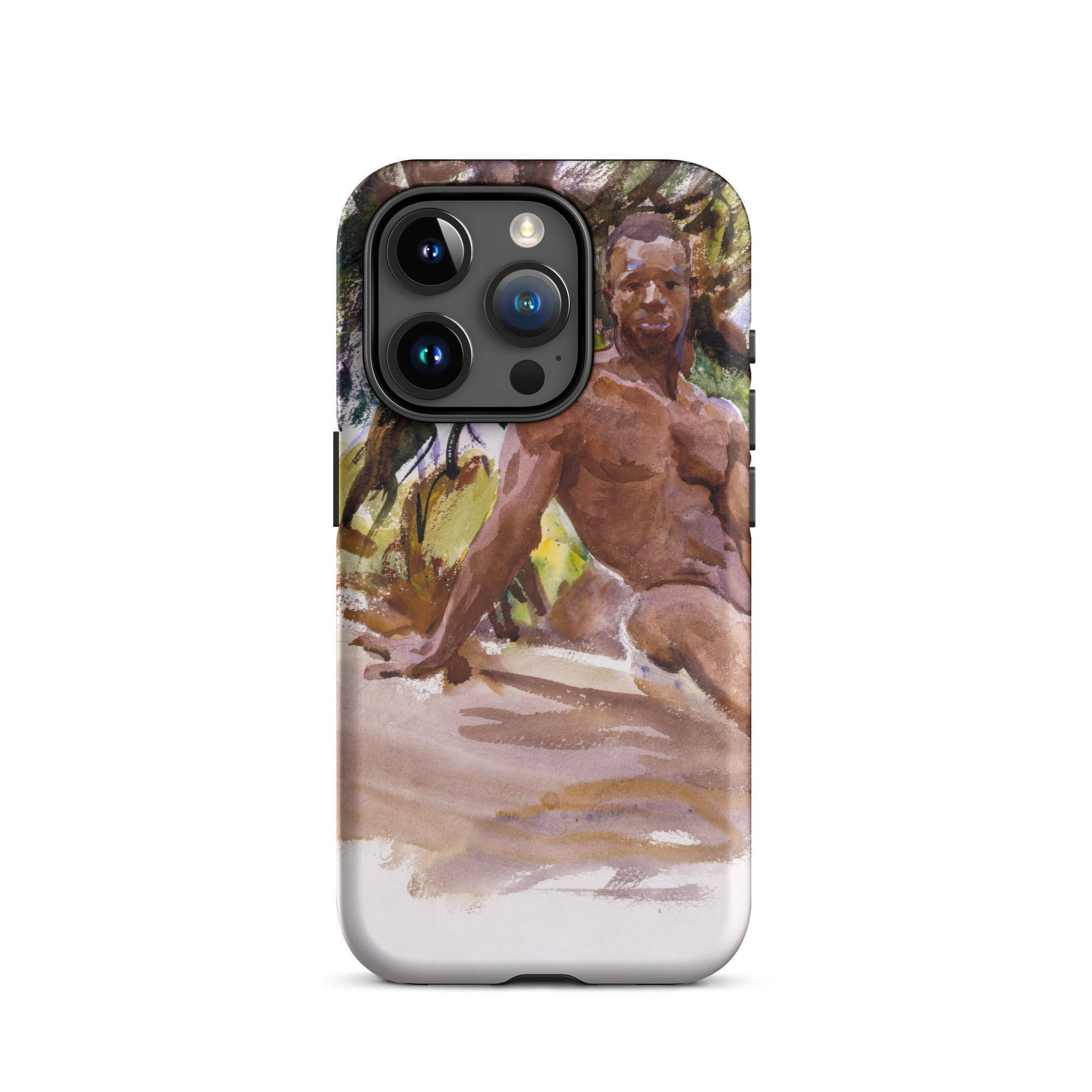 Man and Trees John Singer Sargent Iphone Case, 15 Pro / Matte, Phone Case Nude Male Art