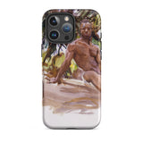Man and Trees - John Singer Sargent Iphone Case, 16 Pro Max / Matte, Phone Case Nude Male Figure