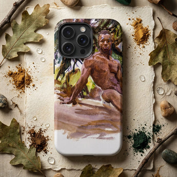 Man and Trees - John Singer Sargent Iphone Case, Mobile Phone Cases, Toby Leon