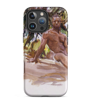 Iphone 16 Pro Max / Matte Man and Trees - John Singer Sargent Phone Case, Sun-drenched Sensuality, Sargent’s
