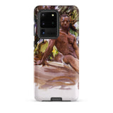 Man and Trees - John Singer Sargent Samsung Case, Galaxy S20 Ultra / Matte, Phone Case Artistic Depiction Nude Male Figure