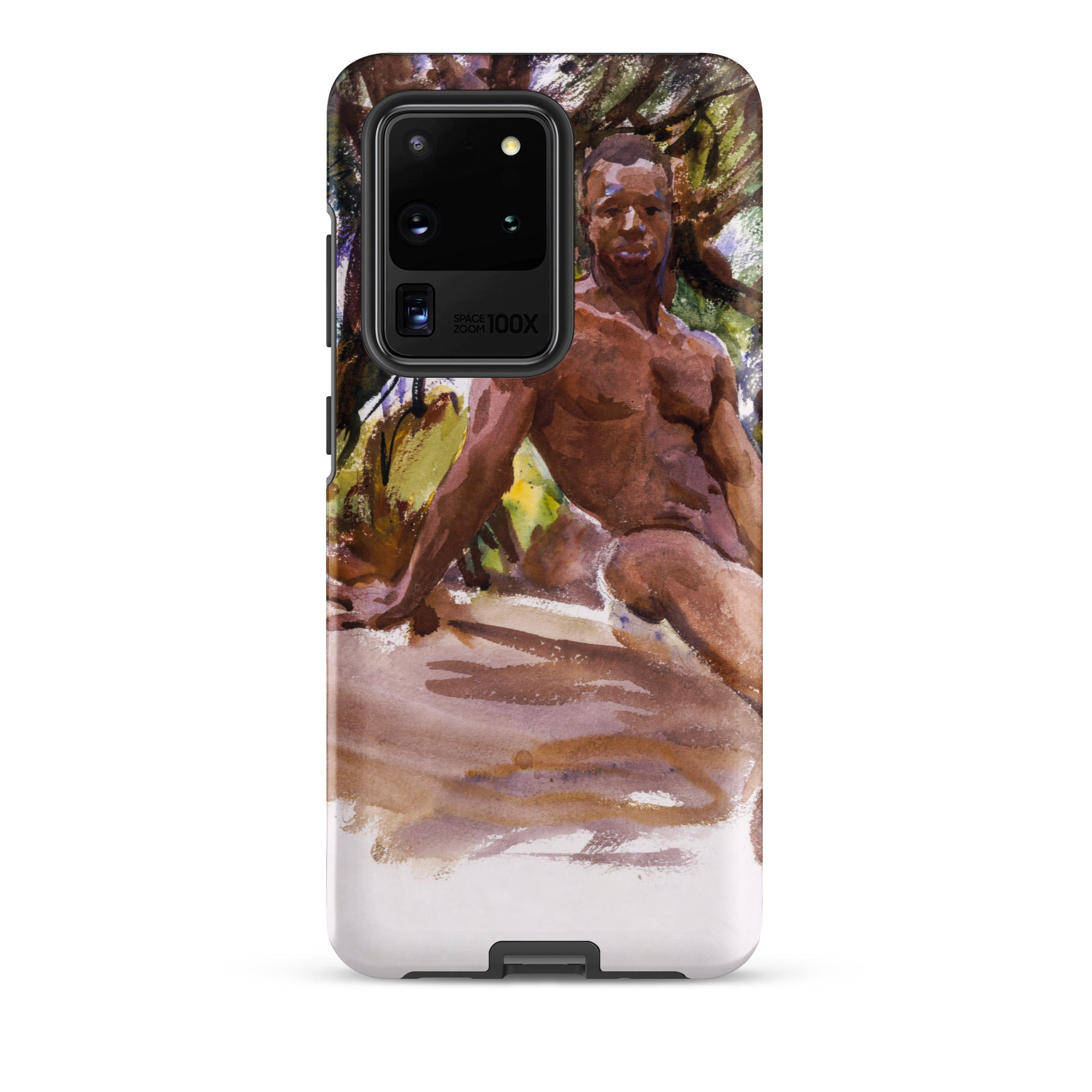 Man and Trees John Singer Sargent Samsung Case, Galaxy S20 Ultra / Matte, Phone Case Artistic Depiction Nude Male Figure
