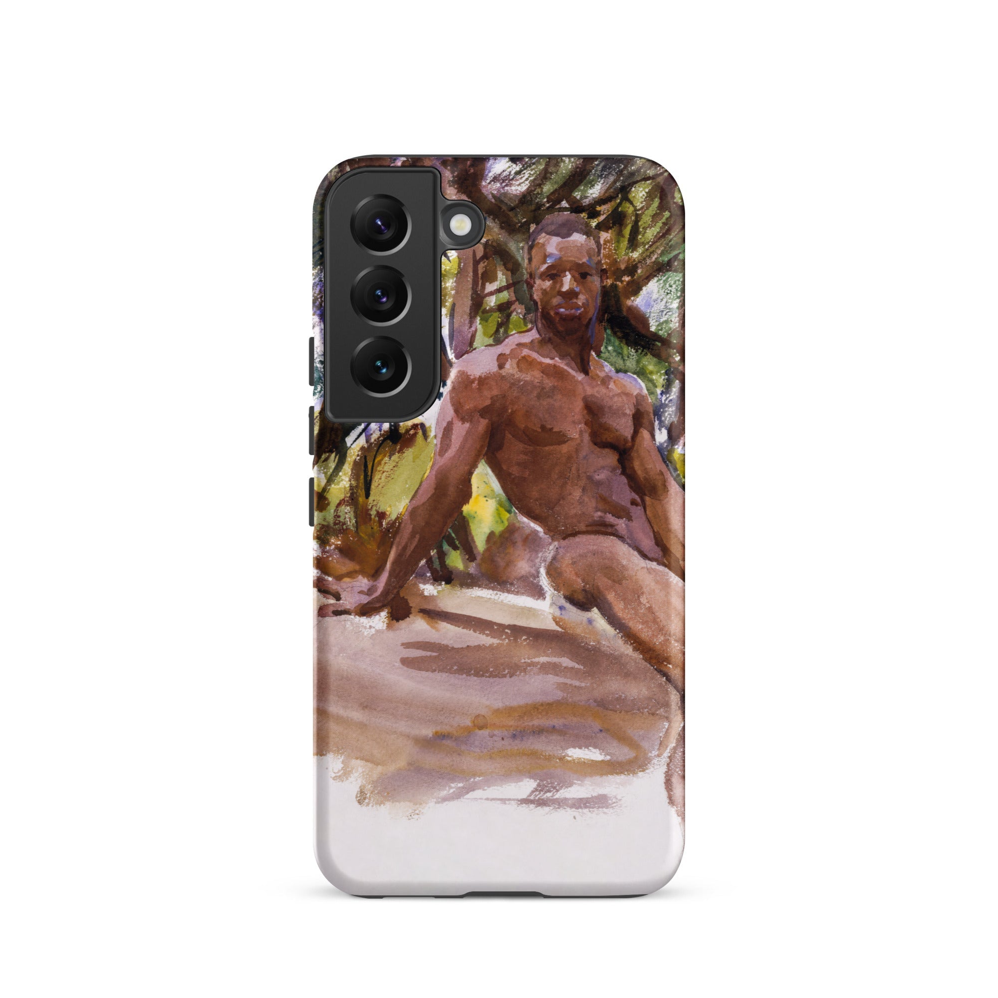 Man and Trees John Singer Sargent Samsung Case, Galaxy S22 / Matte, Phone Case Painted Depiction Shirtless Man