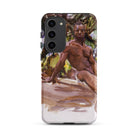 Man and Trees John Singer Sargent Samsung Case, Galaxy S23 Plus / Matte, Smartphone Case Painted Shirtless Man