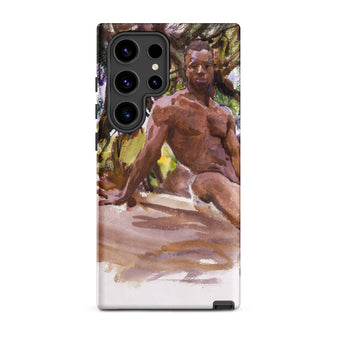 Man and Trees - John Singer Sargent Samsung Case, Galaxy S24 Ultra / Matte, Smartphone Case Male Nude Painting