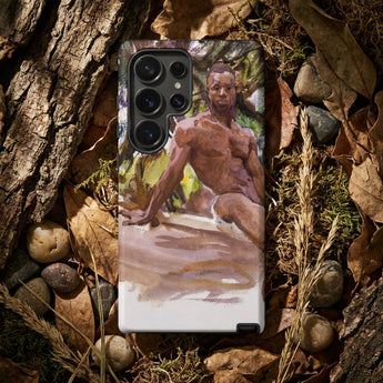 Homme et Arbres - John Singer Sargent Coque Samsung Galaxy, Coques de Téléphone Portable, Toby Leon