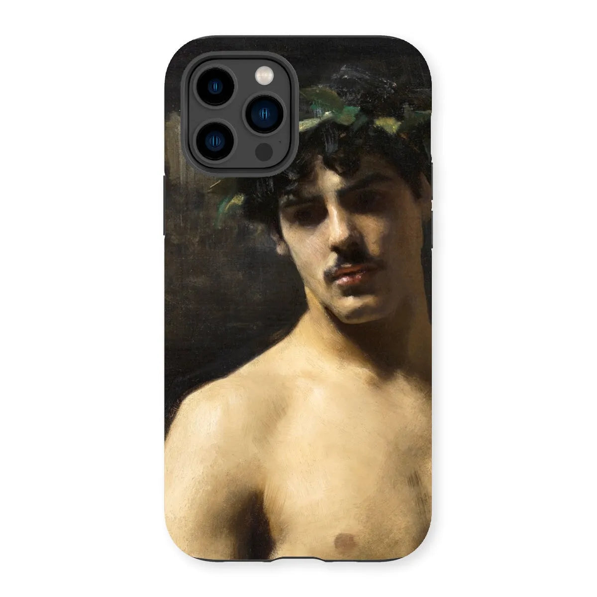 Man Wearing Laurels Art Phone Case - John Singer Sargent - Iphone 14 Pro / Matte - Mobile Phone Cases - Aesthetic Art