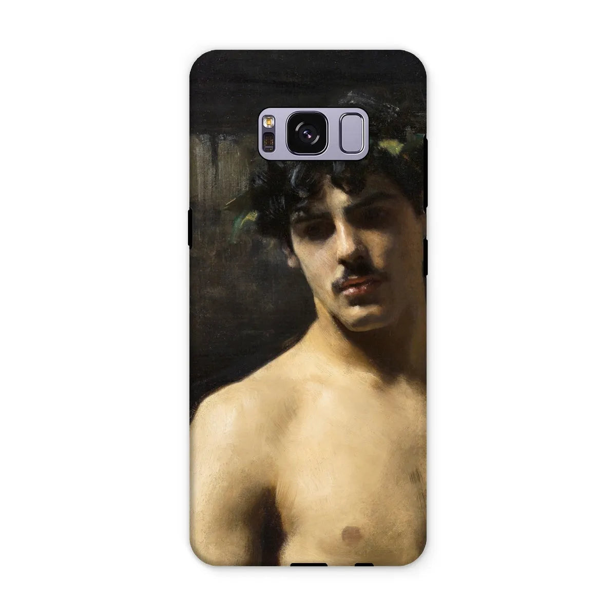 Man Wearing Laurels Art Phone Case - John Singer Sargent - Samsung Galaxy S8 Plus / Matte - Mobile Phone Cases