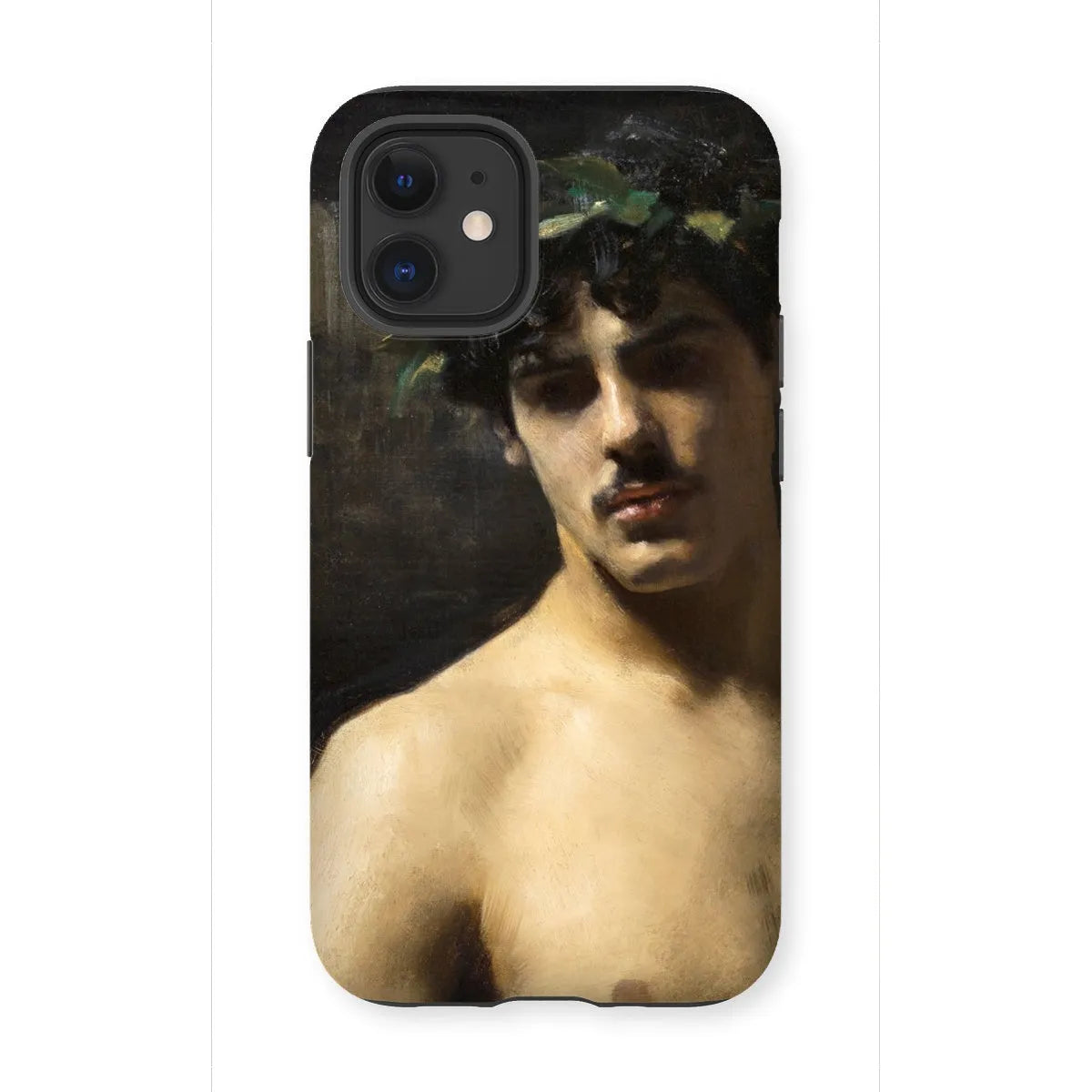 Man Wearing Laurels Art Phone Case - John Singer Sargent - Iphone 12 Mini / Matte - Mobile Phone Cases - Aesthetic Art