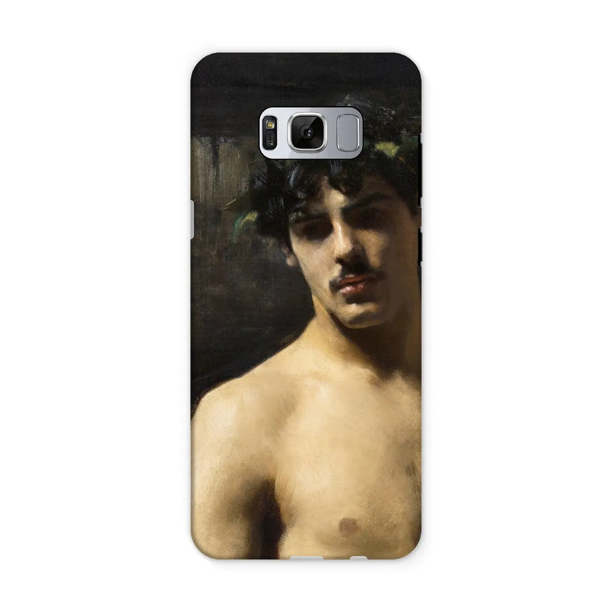 Man Wearing Laurels Art Phone Case - John Singer Sargent - Samsung Galaxy S8 / Matte - Mobile Phone Cases - Aesthetic