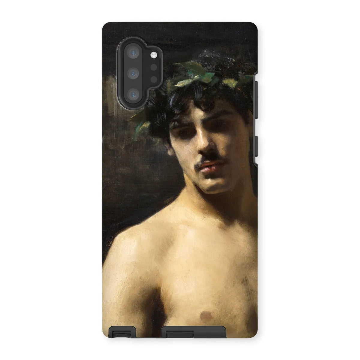 Man Wearing Laurels Art Phone Case - John Singer Sargent - Samsung Galaxy Note 10p / Matte - Mobile Phone Cases