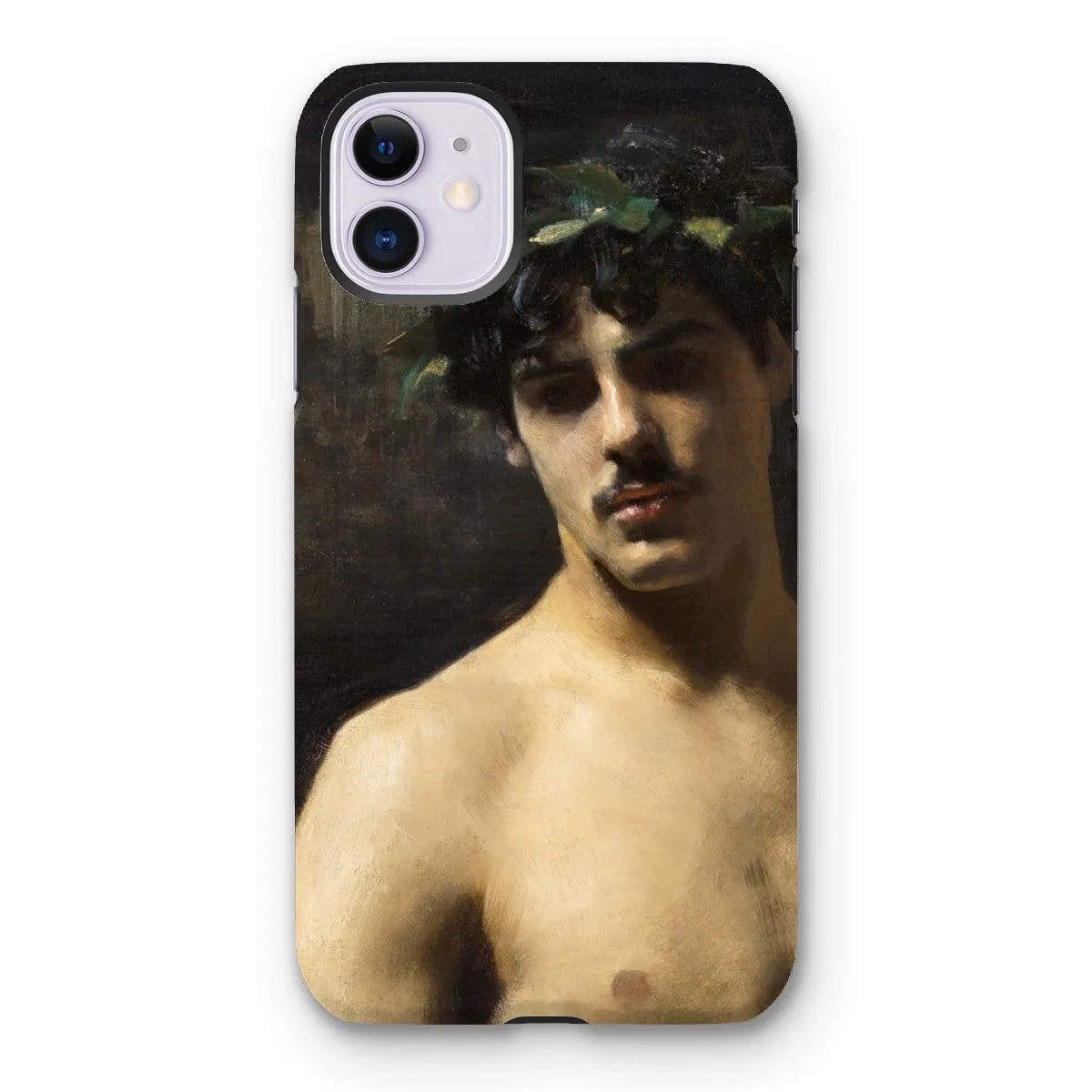 Man Wearing Laurels Art Phone Case - John Singer Sargent - Iphone 11 / Matte - Mobile Phone Cases - Aesthetic Art