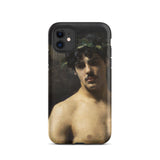Man Wearing Laurels - John Singer Sargent Iphone Case, 11 / Matte, Phone Case Classical Art