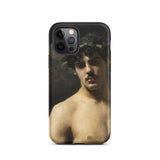 Man Wearing Laurels - John Singer Sargent Iphone Case, 12 Pro / Matte, Phone Case Classical Painting Man