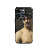 Man Wearing Laurels - John Singer Sargent Iphone Case, 15 Pro / Matte, Phone Case Classical Art