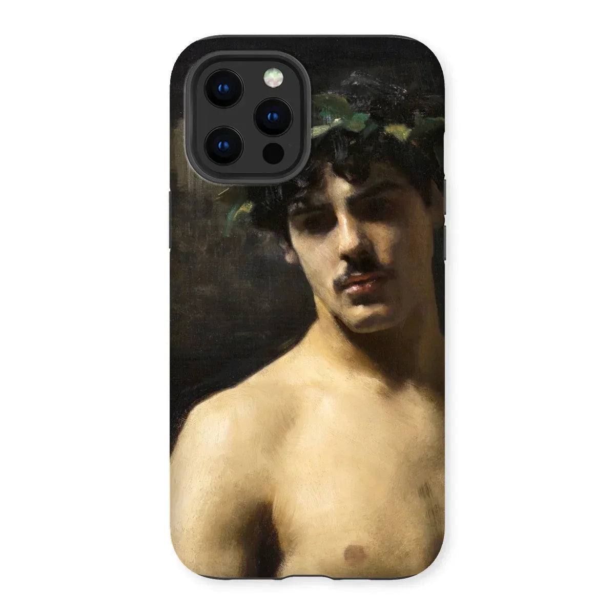 Man Wearing Laurels - John Singer Sargent Iphone Case, 13 Pro Max / Matte, Kite-823729782, Phone Case Classical
