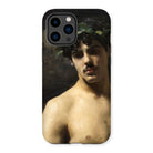 Man Wearing Laurels - John Singer Sargent Iphone Case, 14 Pro Max / Matte, Kite-823729774, Phone Case Classical