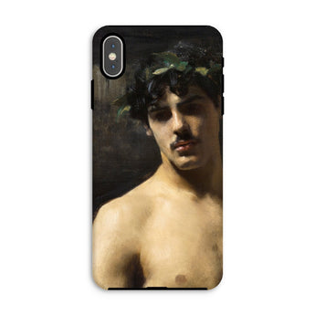 Man Wearing Laurels - John Singer Sargent Iphone Case, Xs Max / Matte, Phone Case Classical-style Portrait Painting Young Man Laurel