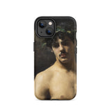 Man Wearing Laurels - John Singer Sargent Phone Case Iphone 14 / Matte Iphone Case Classical Art John Singer Sargent, Sargent-inspired Gay