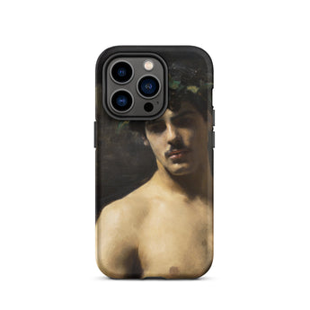 Man Wearing Laurels - John Singer Sargent Phone Case Iphone 14 Pro / Matte Phone Case Classical Painting John Singer Sargent,