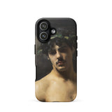 Man Wearing Laurels - John Singer Sargent Phone Case Iphone 17 / Matte Black Phone Case Classical Painting Design Shirtless Man John Singer