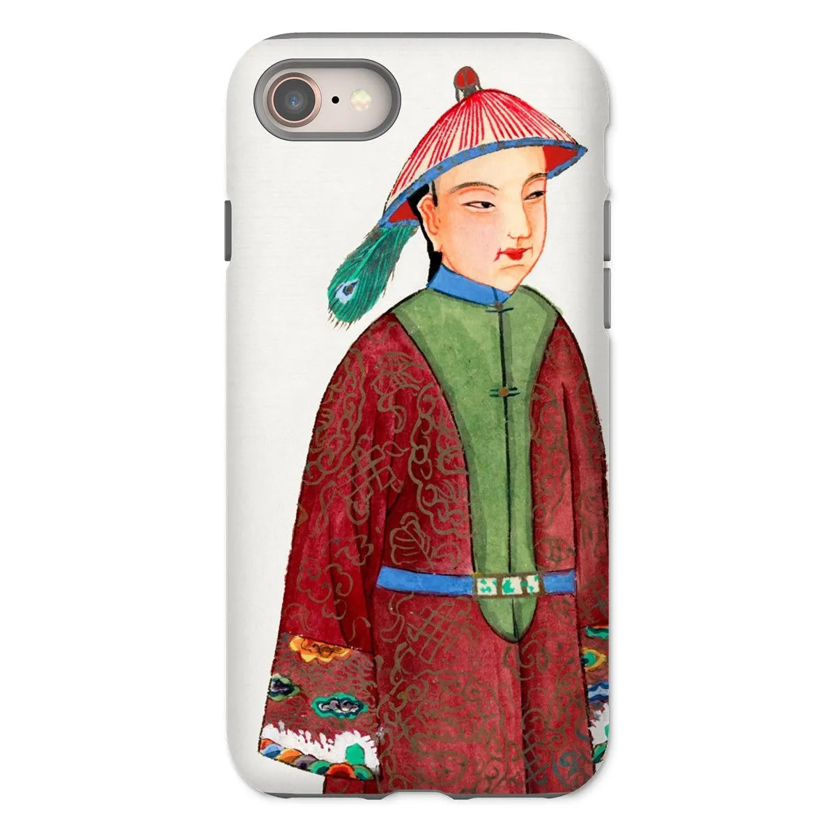 Manchu Dandy - Chinese Aesthetic Art Phone Case - Iphone 8 / Matte - Mobile Phone Cases - Aesthetic Art