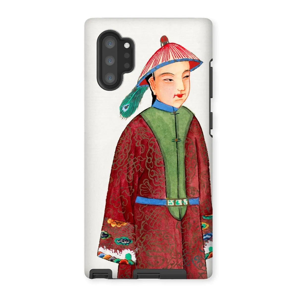 Manchu Dandy - Chinese Aesthetic Art Phone Case - Samsung Galaxy Note 10p / Matte - Mobile Phone Cases - Aesthetic Art