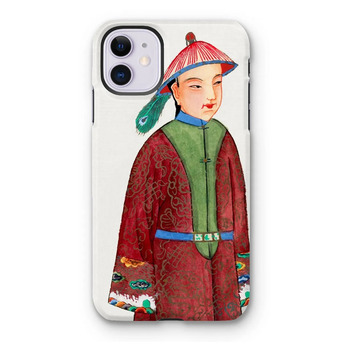 Manchu Dandy - Chinese Aesthetic Art Phone Case - Iphone 11 / Matte - Mobile Phone Cases - Aesthetic Art