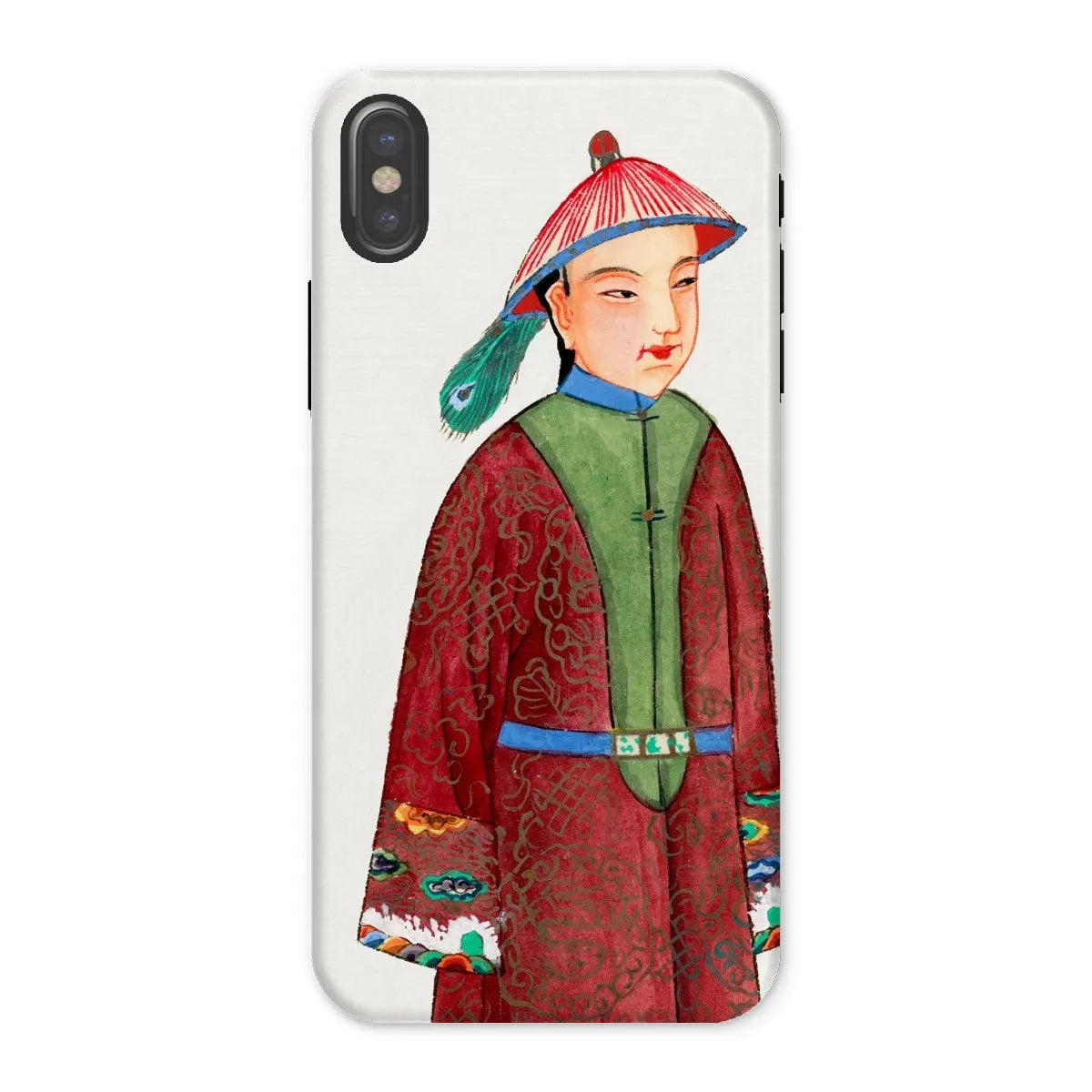 Manchu Dandy - Chinese Aesthetic Art Phone Case - Iphone x / Matte - Mobile Phone Cases - Aesthetic Art