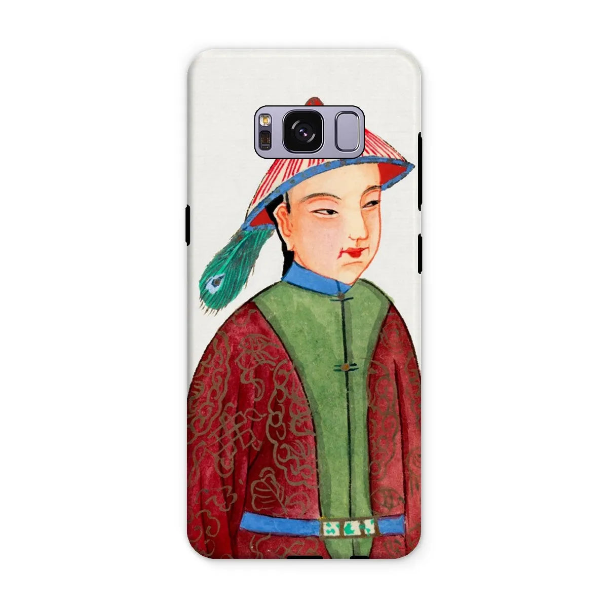 Manchu Dandy - Chinese Aesthetic Art Phone Case - Samsung Galaxy S8 Plus / Matte - Mobile Phone Cases - Aesthetic Art