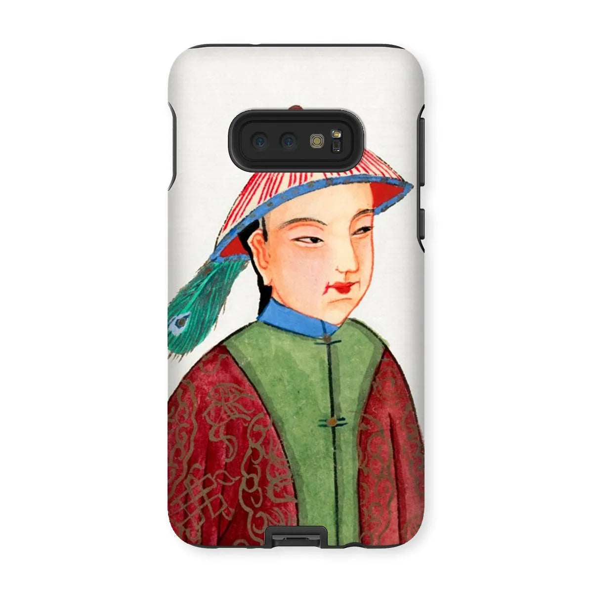 Manchu Dandy - Chinese Aesthetic Art Phone Case - Samsung Galaxy S10e / Matte - Mobile Phone Cases - Aesthetic Art