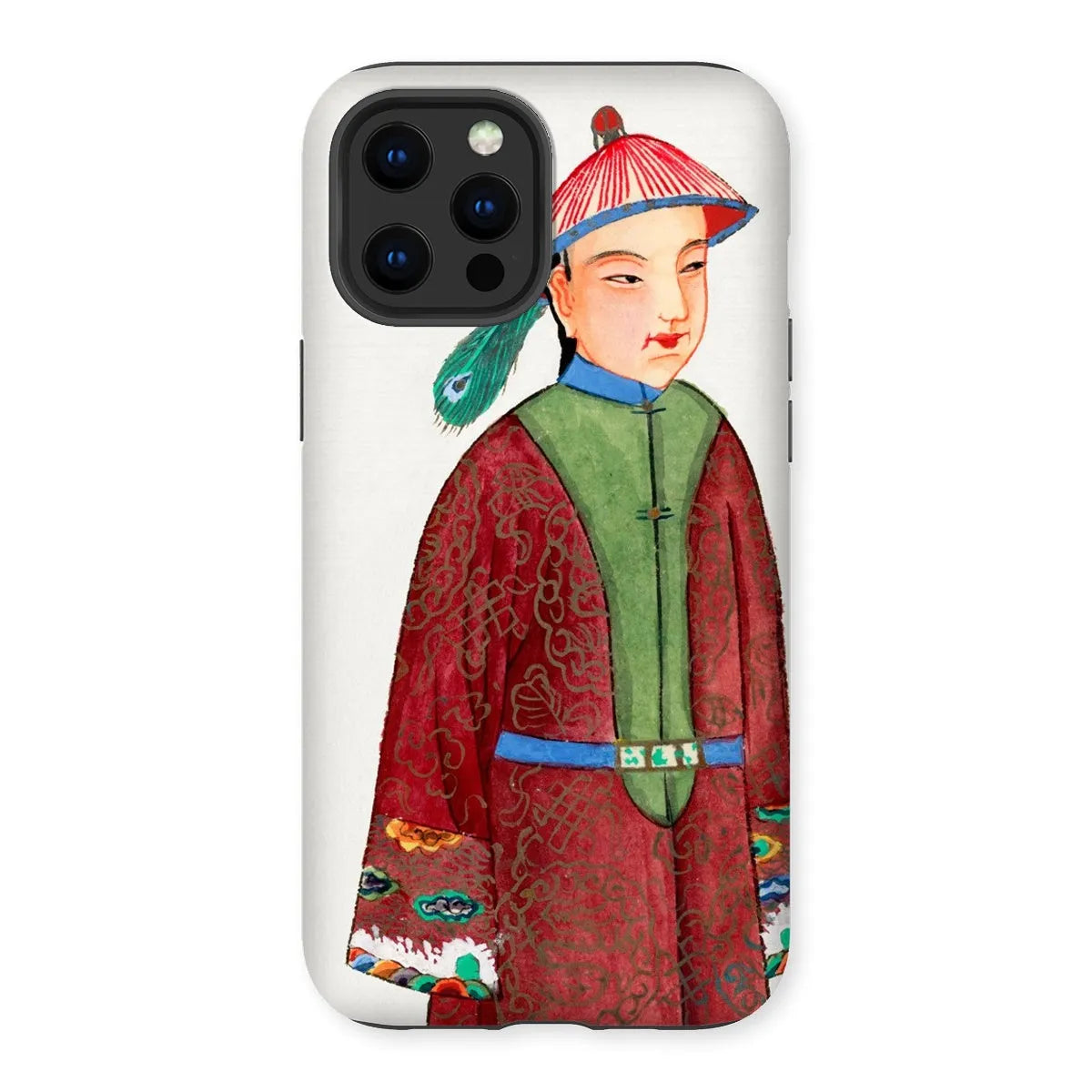 Manchu Dandy - Chinese Aesthetic Art Phone Case - Iphone 12 Pro Max / Matte - Mobile Phone Cases - Aesthetic Art