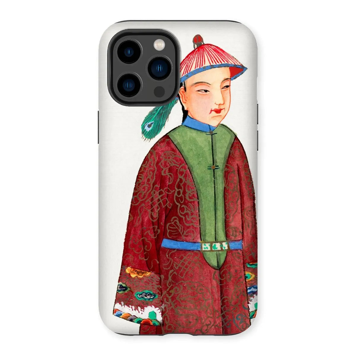 Manchu Dandy - Chinese Aesthetic Art Phone Case - Iphone 14 Pro Max / Matte - Mobile Phone Cases - Aesthetic Art