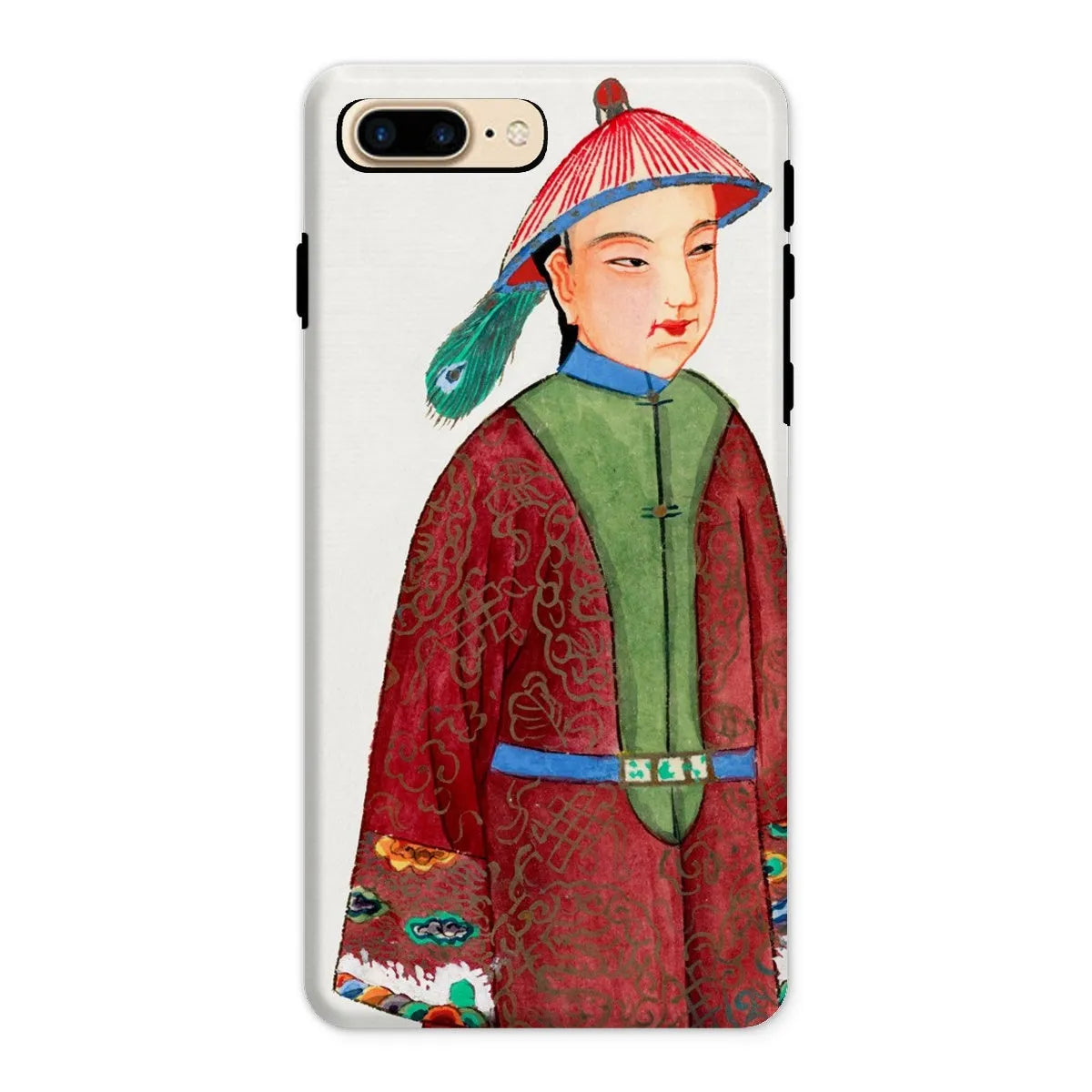 Manchu Dandy - Chinese Aesthetic Art Phone Case - Iphone 8 Plus / Matte - Mobile Phone Cases - Aesthetic Art