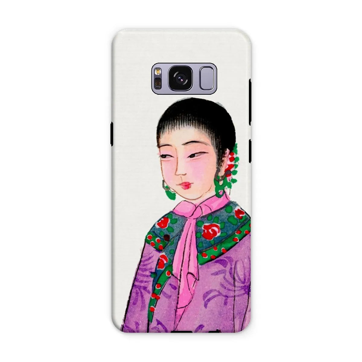 Manchu Noblewoman - Chinese Aesthetic Art Phone Case - Samsung Galaxy S8 Plus / Matte - Mobile Phone Cases - Aesthetic